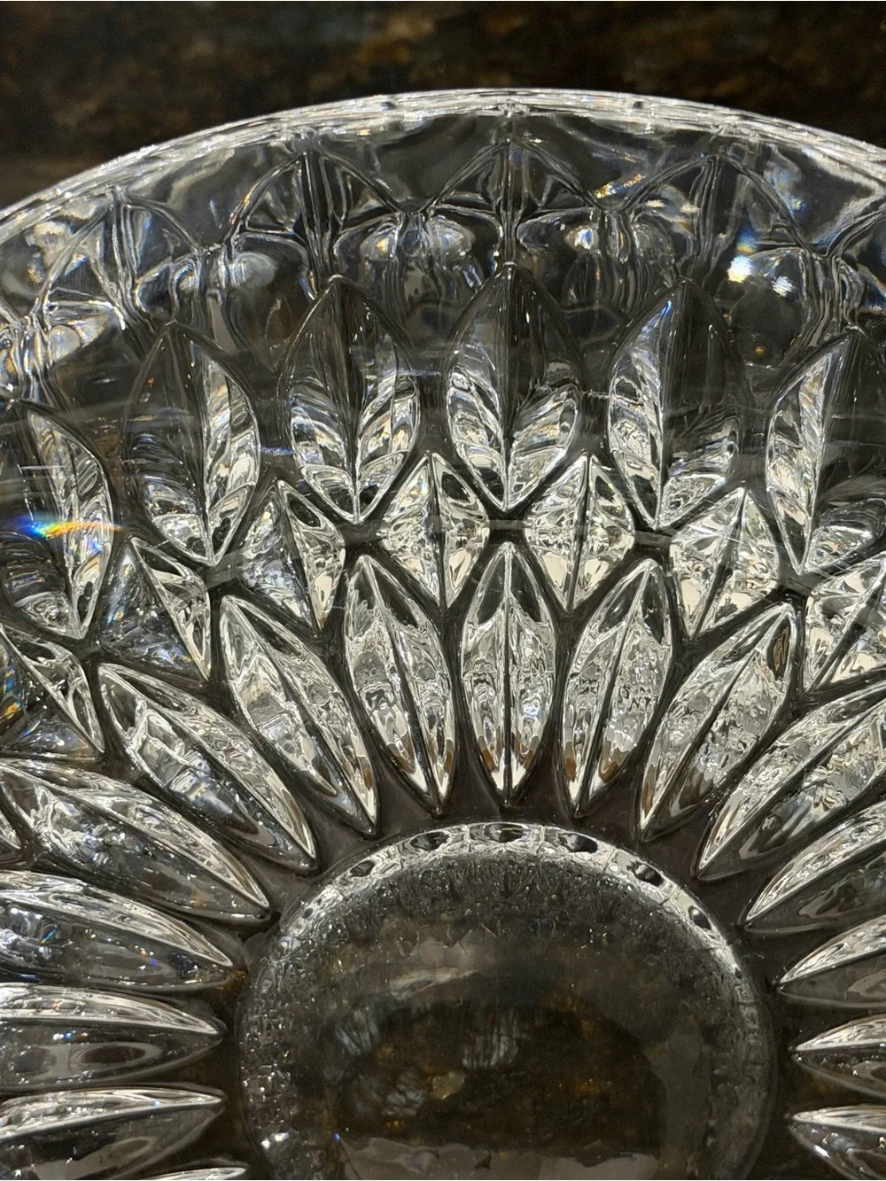 Vintage Gorham Althea Full Lead Crystal Bowl 5.5” | Heavy Crystal Trinket Bowl